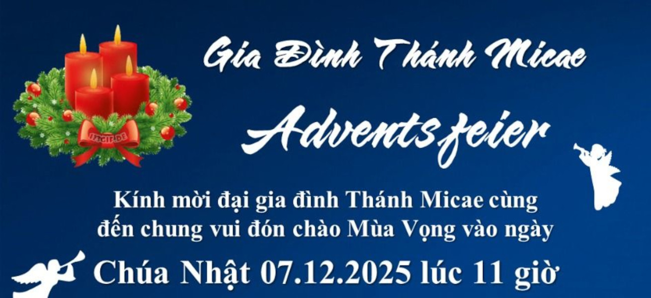 Adventsfeier Gia Đình Micae
